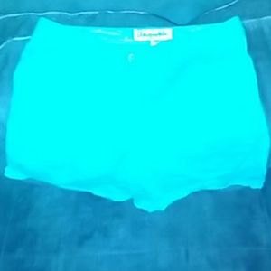 Blue blue jean shorts